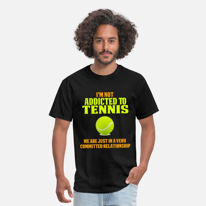 Fitness fashwork Tshirt Tennis Addicted Tennis Sport 