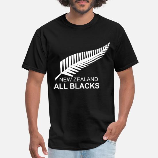 New Zealand Men's Rugby Shirt ALL BLack Hundredth Anniversary souvenir S-3XL 