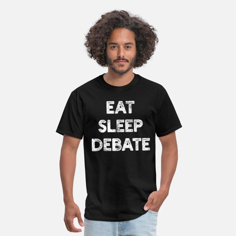 Eat Sleep Debate Funny Speech Argument Debater' Men's T-Shirt | Spreadshirt