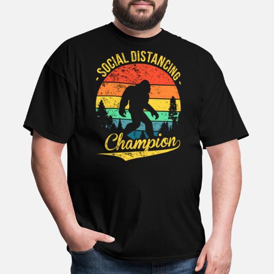 Social Distancing Champion Mens Performance T-Shirt 