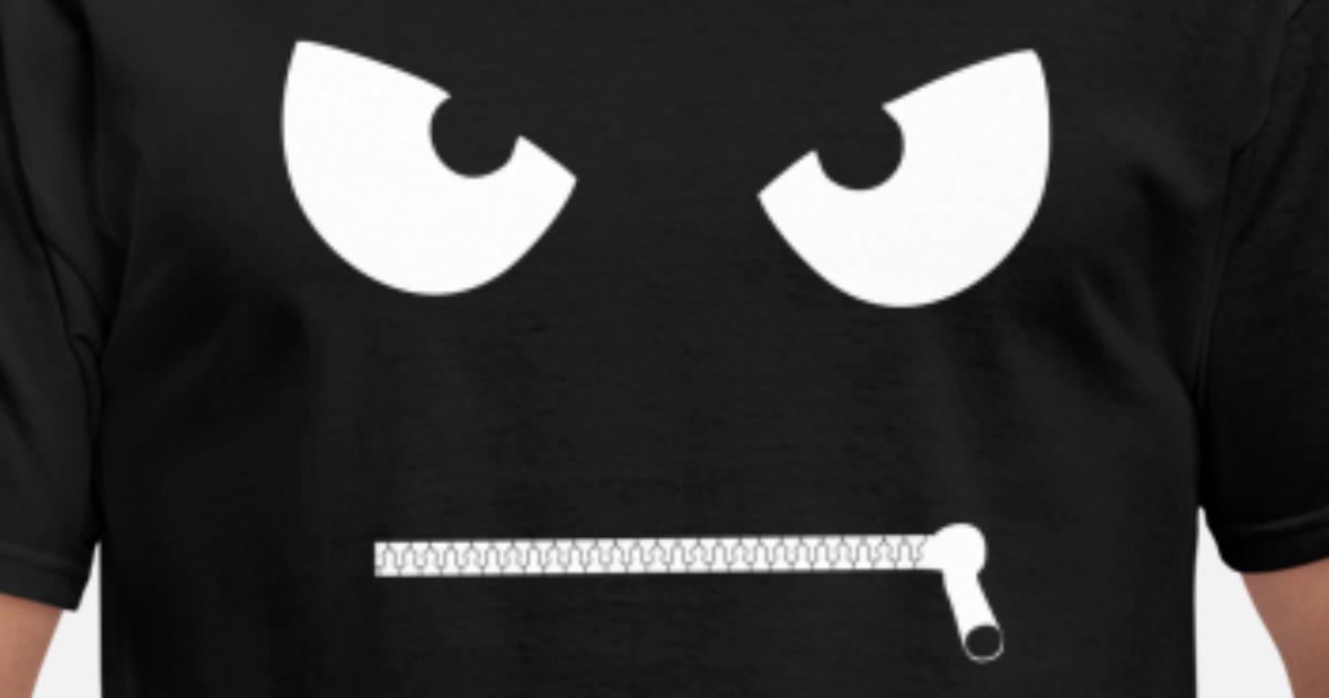 'zippers face' Men's T-Shirt | Spreadshirt