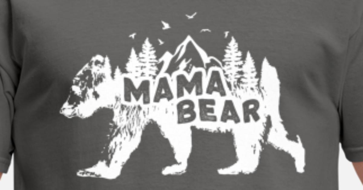 LLiYing-D Mama Bear Plaid Adult Mens Sports Long Sleeve Hoody T-Shirt 