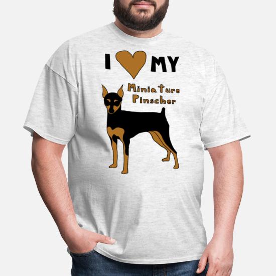 I Love Heart My Pinscher Ladies T-Shirt