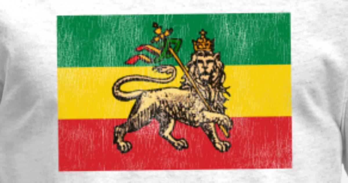 Rastafarian Conquering Lion of Judah 5'x3' Flag