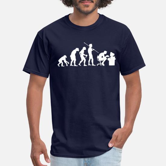 NEW T Shirt Funny Science Gamer Nerd Computer gift Theory EVOLUTION OF GEEK