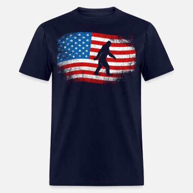 Merica Flag Map America Patriotic 4th of July Stars Stripes USA Mens T-shirt 