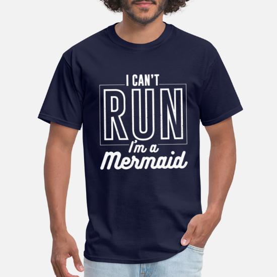 Mad Over Shirts I Cant Run Im A Mermaid Unisex Premium Tank Top 