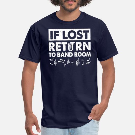 If Lost Return to Band Room Funny Marching Band Unisex Sweatshirt tee 