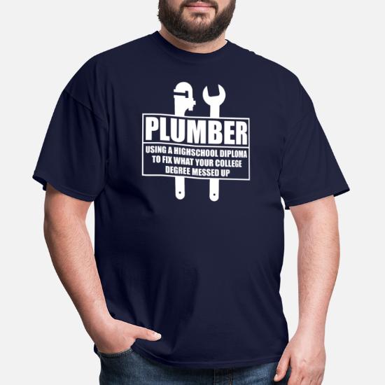 Professionnel plombier installateur fileté Funshirt t-shirt cadeau s457