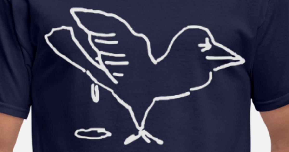 Bird poop Men's TShirt Spreadshirt