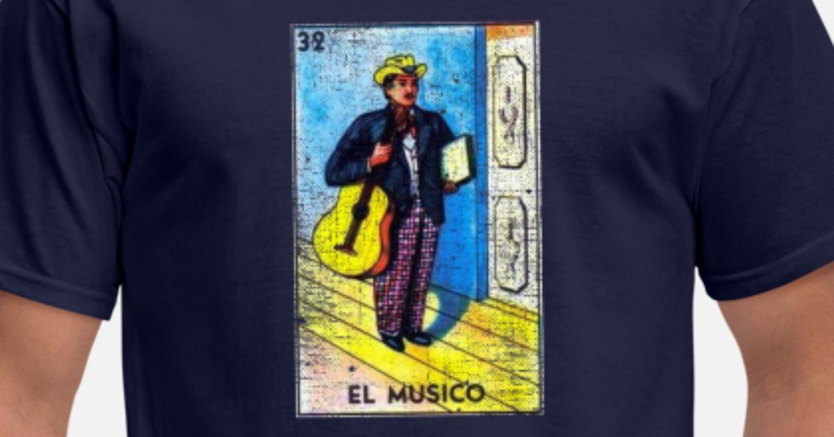 El Musico Loteria Mexican Bingo Unisex T-shirt