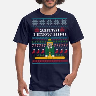 Ugly Elf Christmas Sweater - Men&#39;s T-Shirt