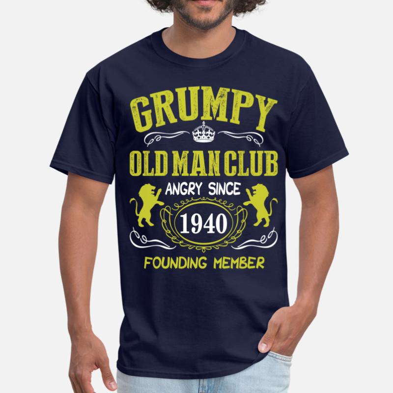 Shop The Old Man Club T-Shirts online | Spreadshirt