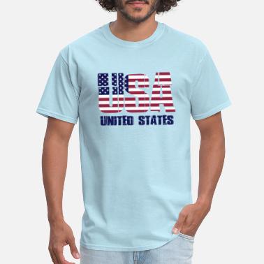 United States USA - United States Flag - Men&#39;s T-Shirt