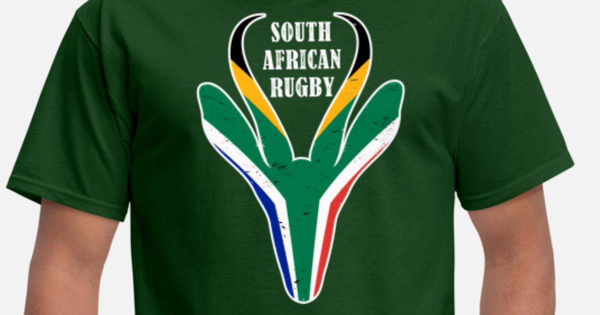 Retake South Africa Springboks Kids Rugby Hoodie Bottle Green