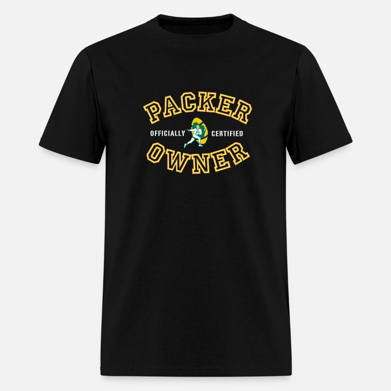 packers_owner_darkgreen Men's T-Shirt | Spreadshirt