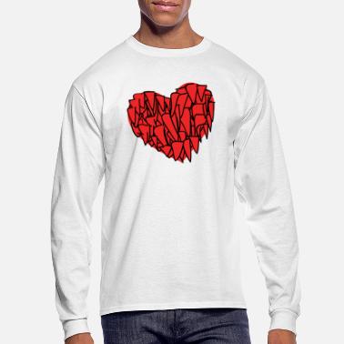 Red Heart Long-Sleeved Shirts | Unique Designs | Spreadshirt