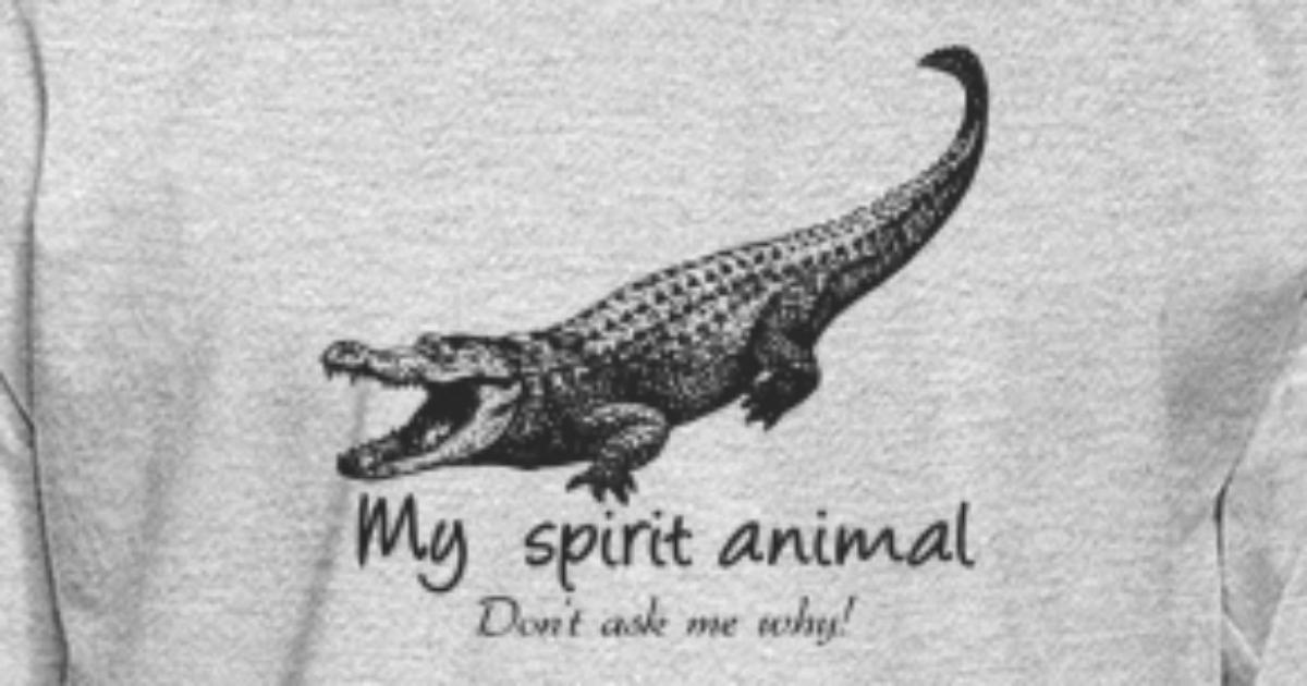 Alligator My spirit animal' Men's Longsleeve Shirt | Spreadshirt