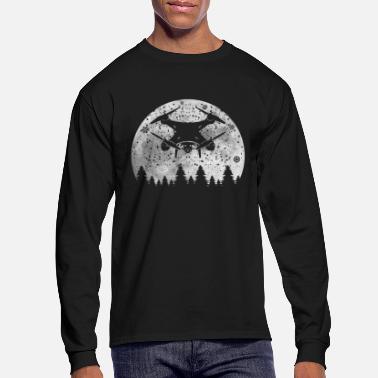 Forest Drone Moon - Men&#39;s Longsleeve Shirt