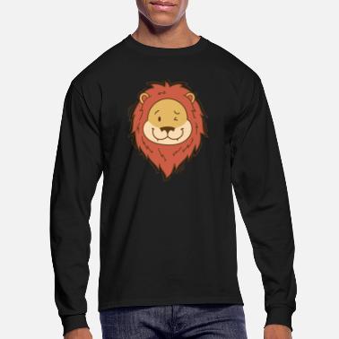 Wild Lion winks Lion Mane Africa - Men&#39;s Longsleeve Shirt