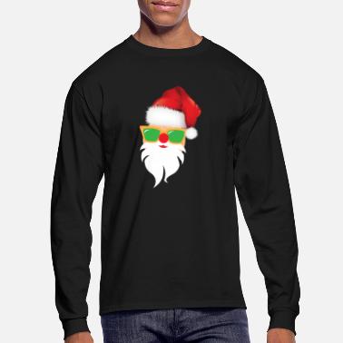 nikunLONG Christmas Long Sleeve T-Shirt Plus Size Santa Claus Print O-Neck Long Sleeved Shirts Blouse Tees Tops 