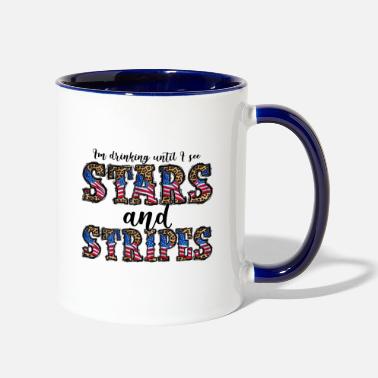 Stars And Stripes Stars And Strıpes - Two-Tone Mug