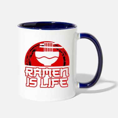 Life Ramen is Life, Life is Ramen - Two-Tone Mug