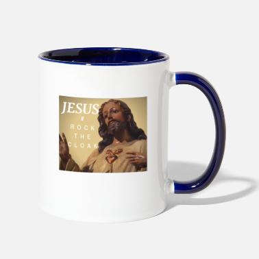Wandasncredible Jesus # Rock The Cloak - Two-Tone Mug