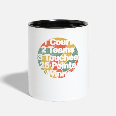 Volleyball Setter Exciting Volleyball Terms For Volleyball Team - Two-Tone Mug
