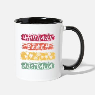 Ocean Whitehaven Beach Australia Chalk - Two-Tone Mug