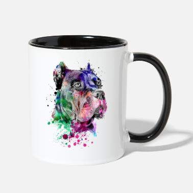 Cane Corso Dog Lover Owner Gift - Two-Tone Mug