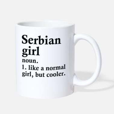 Serbian Girl Funny Serbia Family - Mug
