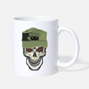Army Man Army Ranger Patrol Cap Skull Ranger Airborne x 300 - Mug