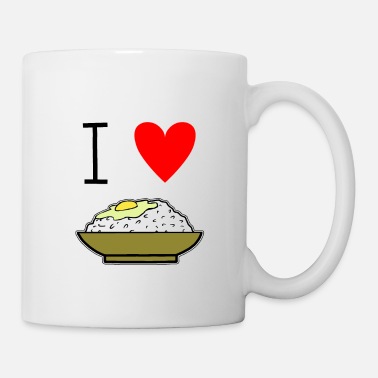 I Love Heart Rice Mug 