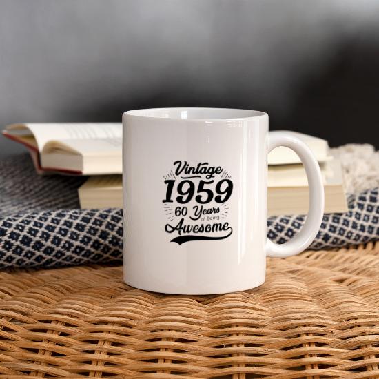 60th Birthday Gifts For Men 1959 Birthday British Classic 60th Birthday Gift 60th birthday gifts for women 60th Birthday Coffee Mug 