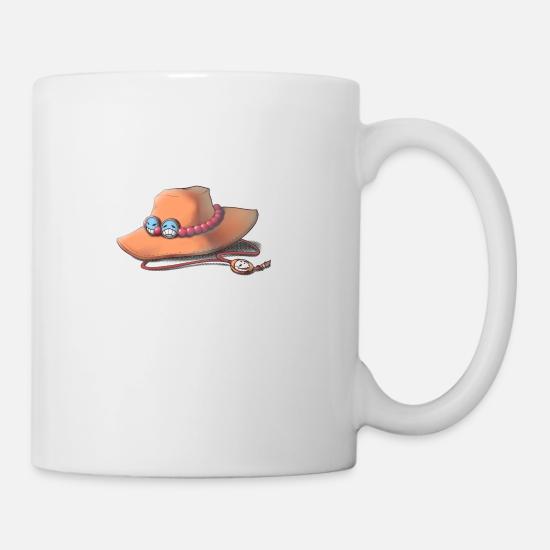 One Piece Ace Hat Mug Spreadshirt