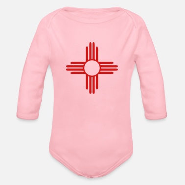 New new mexico - Organic Long-Sleeved Baby Bodysuit