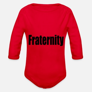 Fraternity fraternity - Organic Long-Sleeved Baby Bodysuit