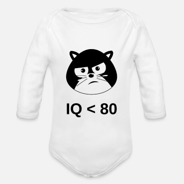 Iq IQ &lt;80 - Organic Long-Sleeved Baby Bodysuit