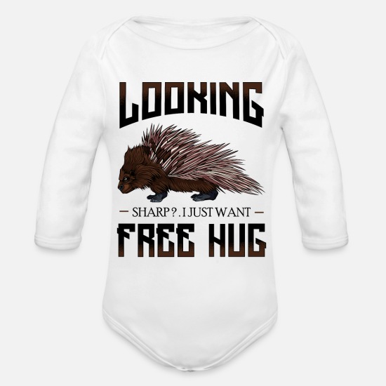 Looking Sharp Hedgehog Youth Long Sleeve T-Shirt Funny Saying Cool Gift