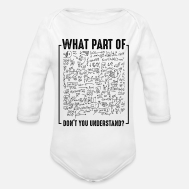 Physicist physicist - Organic Long-Sleeved Baby Bodysuit