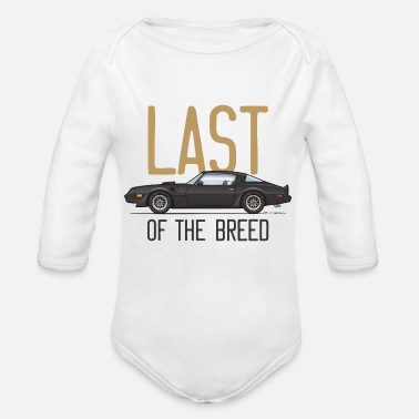 Graphics Last of the Breed Starlight Black w Gold Graphics - Organic Long-Sleeved Baby Bodysuit