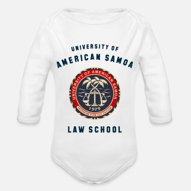 University Samoa Law School - Organic Long-Sleeved Baby Bodysuit