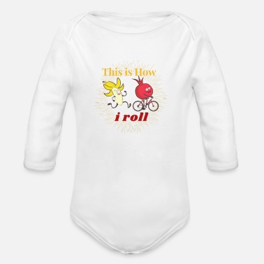 Travel Agency Clerk This is How I Roll active - Organic Long-Sleeved Baby Bodysuit