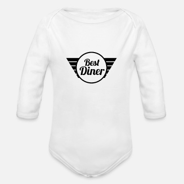 Diner Best Diner - Organic Long-Sleeved Baby Bodysuit