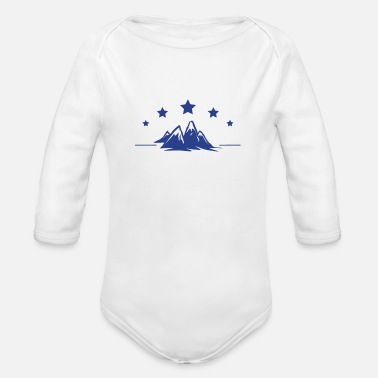 Climbing Rock Climbing - Organic Long-Sleeved Baby Bodysuit