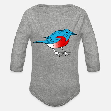 Bird Of Prey Birdie - Organic Long-Sleeved Baby Bodysuit