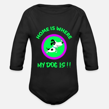 Dog Lover Dog Lover Dog Lover - Organic Long-Sleeved Baby Bodysuit