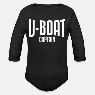 Sailing U-BOAT CAPTAIN - Organic Long-Sleeved Baby Bodysuit