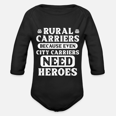 Carrier Rural Carriers - Organic Long-Sleeved Baby Bodysuit